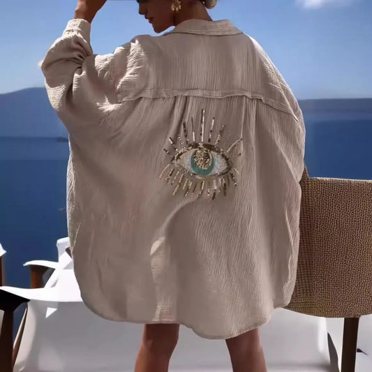 Chemise à la mode pour femmes « Œil qui voit tout »