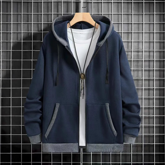 Men's Hooded Zipper Cardigan