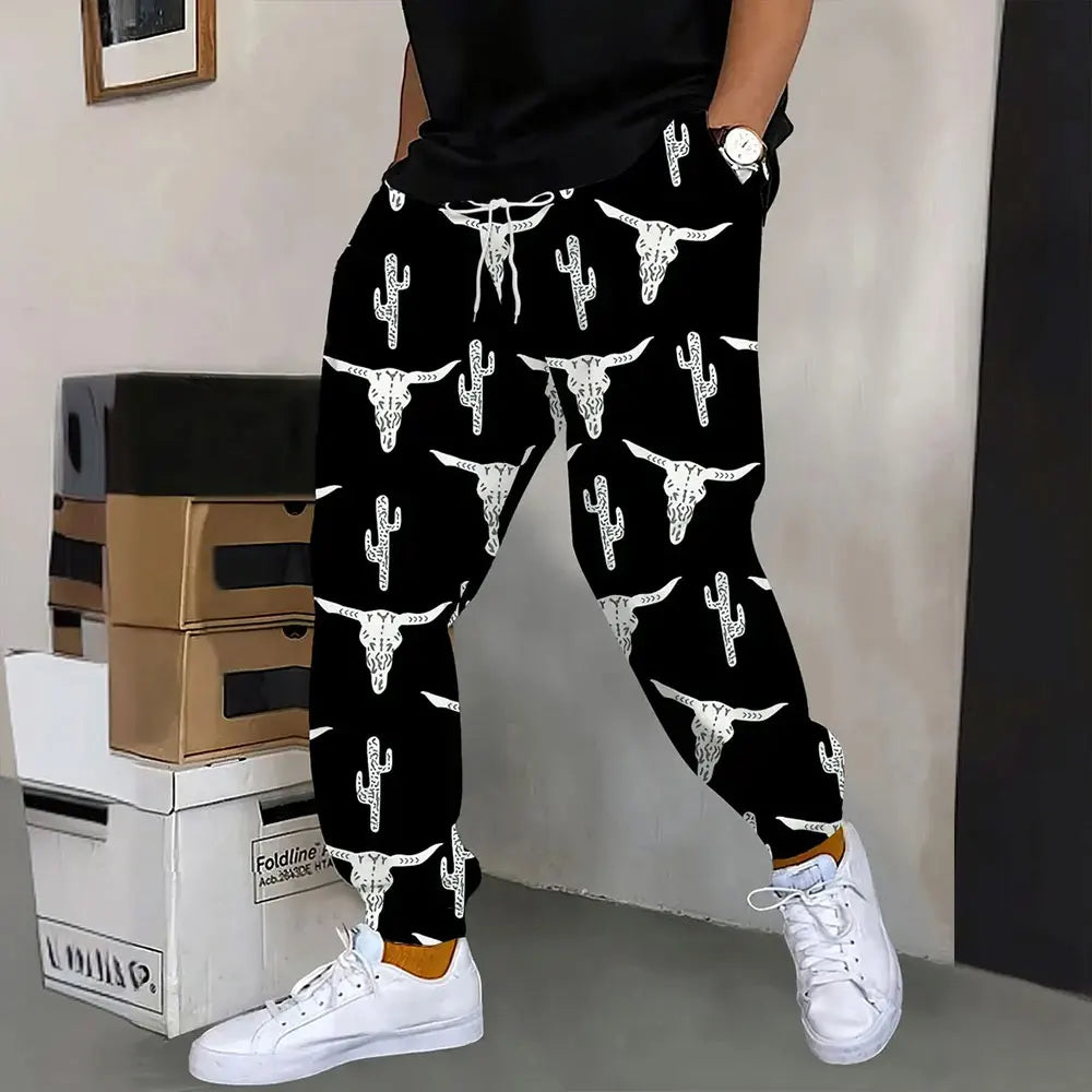 Men's Jogger Print Pants