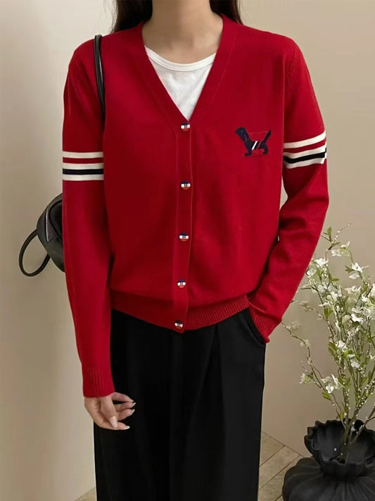 Women's Knitted Open Cardigan