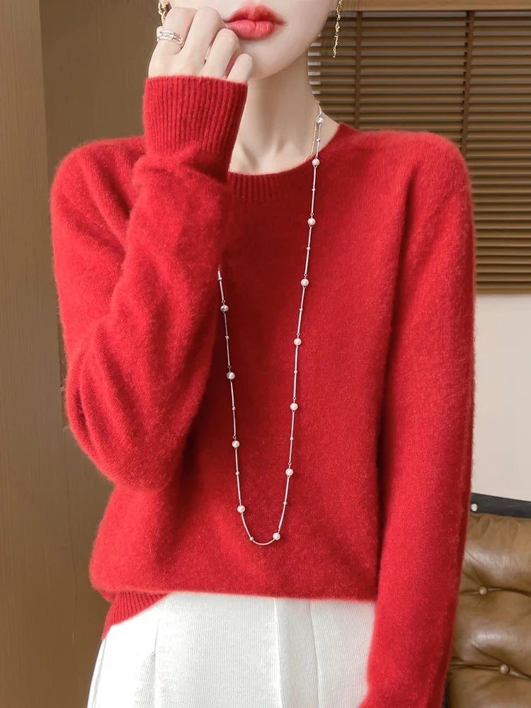 Maglione da donna in lana merino