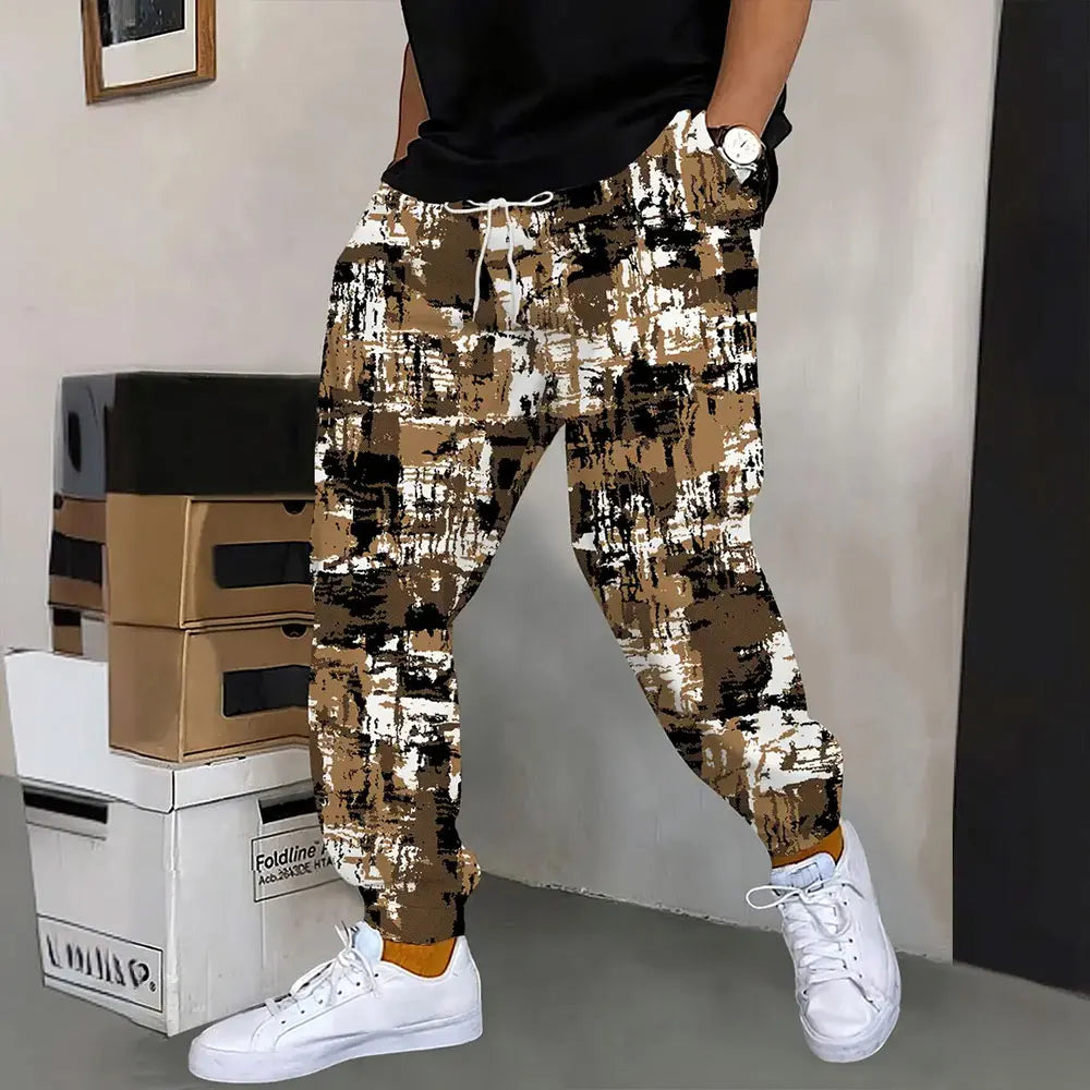 Men's Jogger Print Pants
