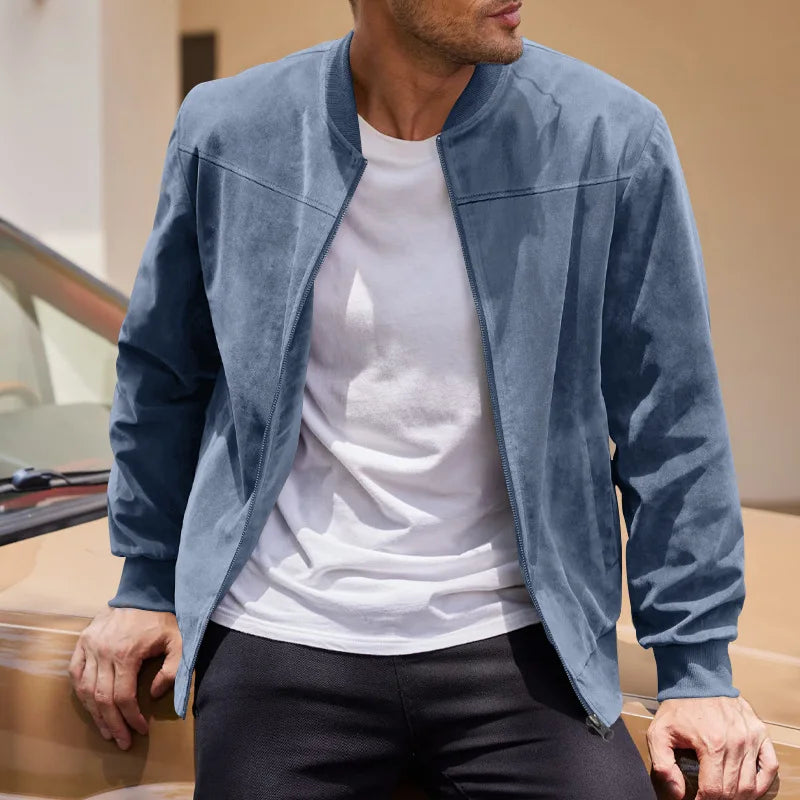 Veste bomber de pilote pour homme