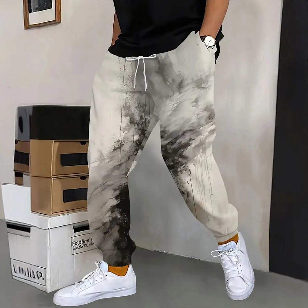 Men's Jogger Print Pants