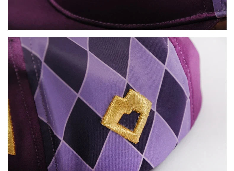 KDA Hat Purple Embroidery Cap