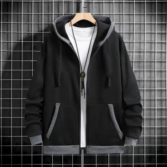 Men's Hooded Zipper Cardigan