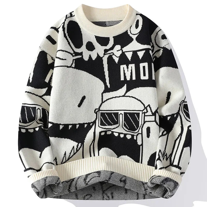 Men's Trendy Cartoon Sweater