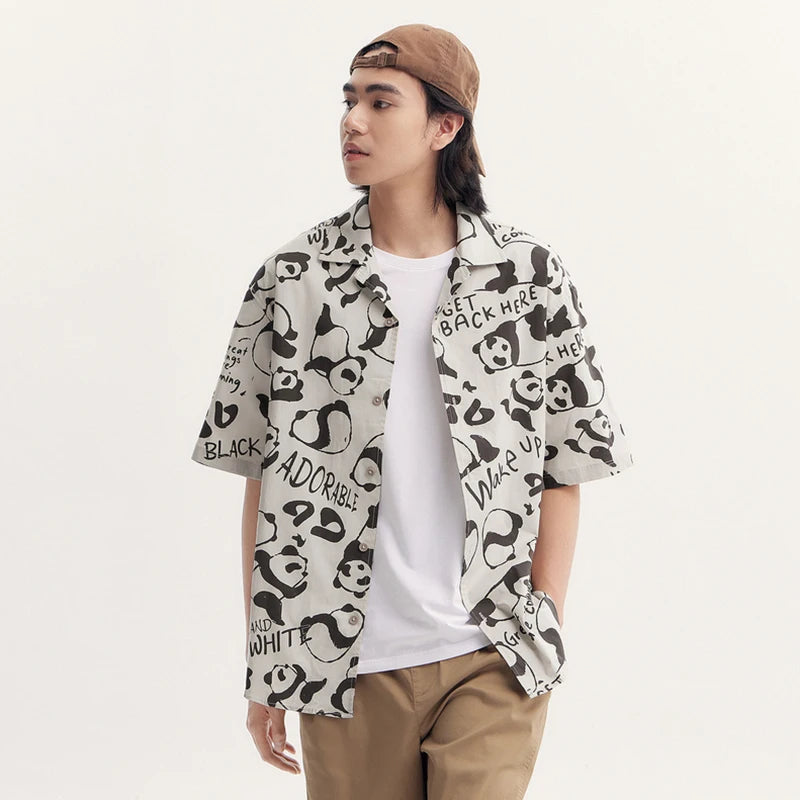 Camicia artistica da uomo
