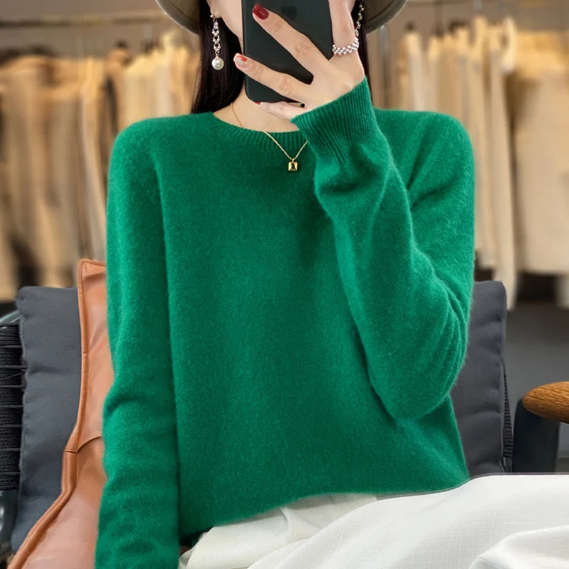Maglione da donna in lana merino