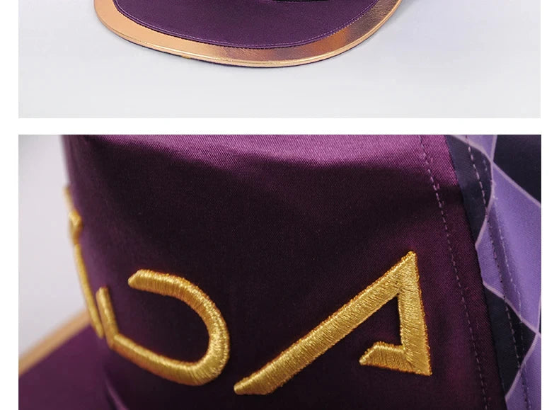 KDA Hat Purple Embroidery Cap