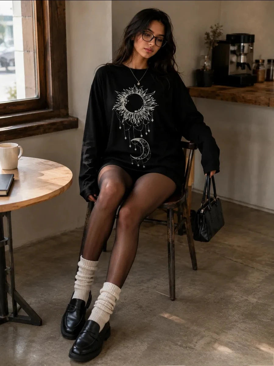 Women's Long Sleeve T-Shirt Comet