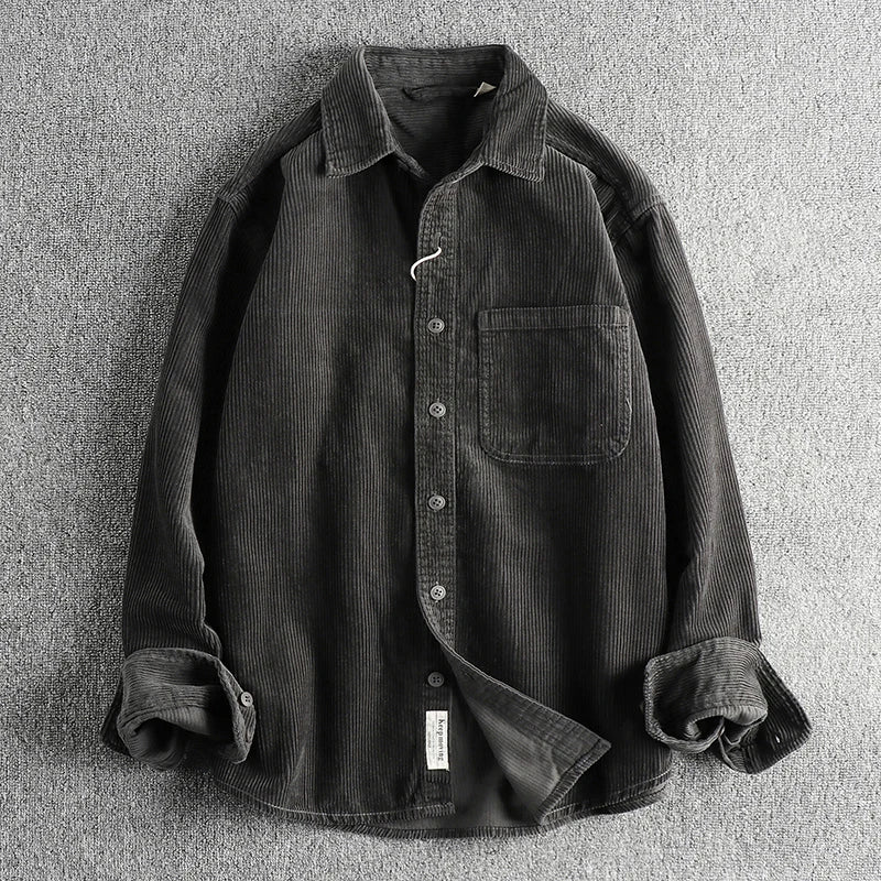 Men's Cotton Velvet Shirt