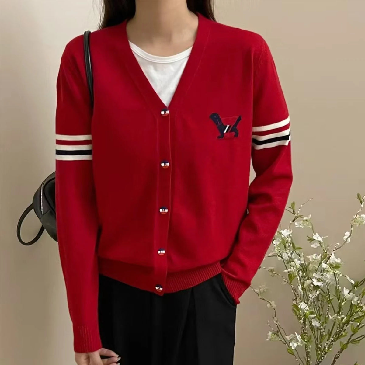 Women's Knitted Open Cardigan