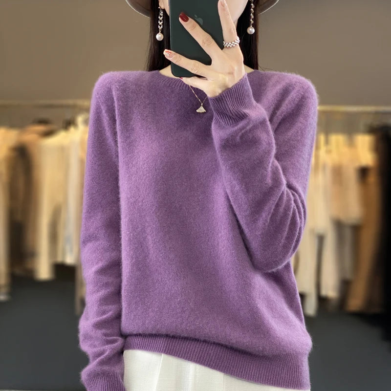 Maglione da donna in lana merino
