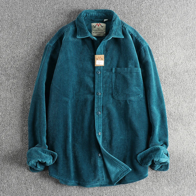 Men's Cotton Velvet Shirt