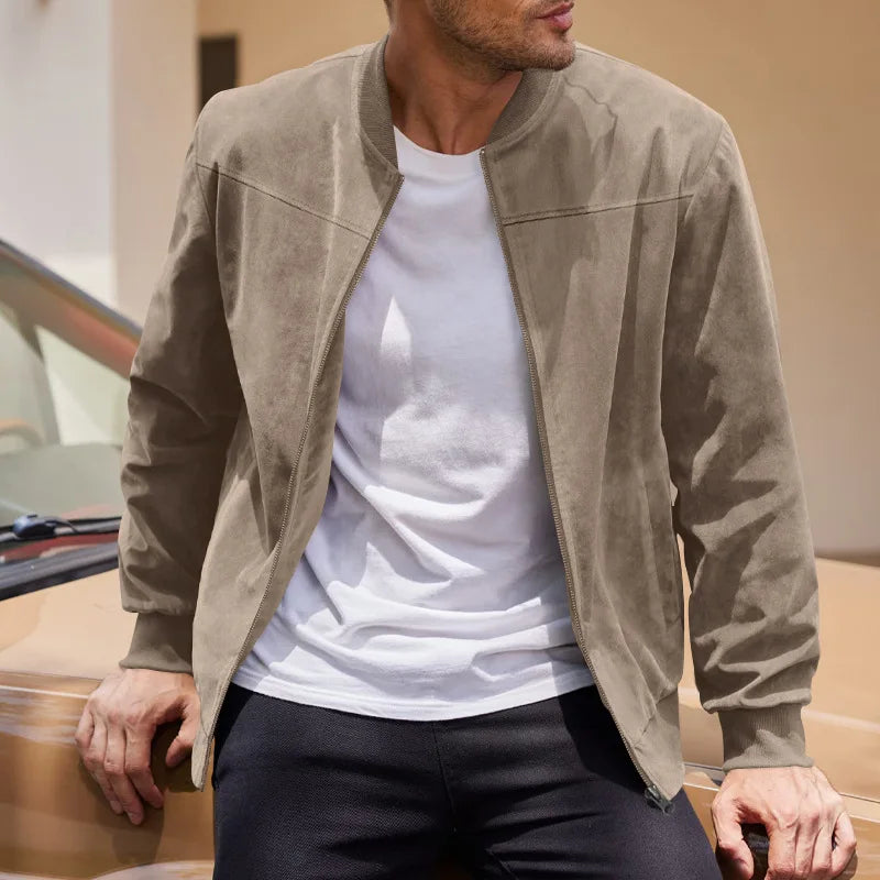 Veste bomber de pilote pour homme
