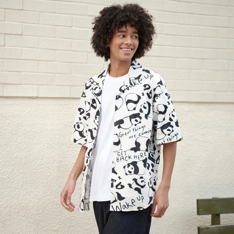 Camicia artistica da uomo