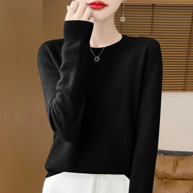 Maglione da donna in lana merino