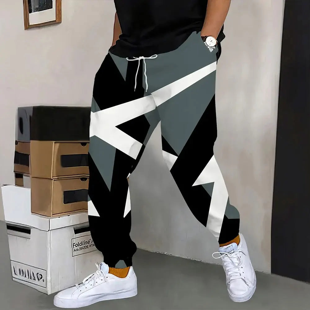 Men's Jogger Print Pants